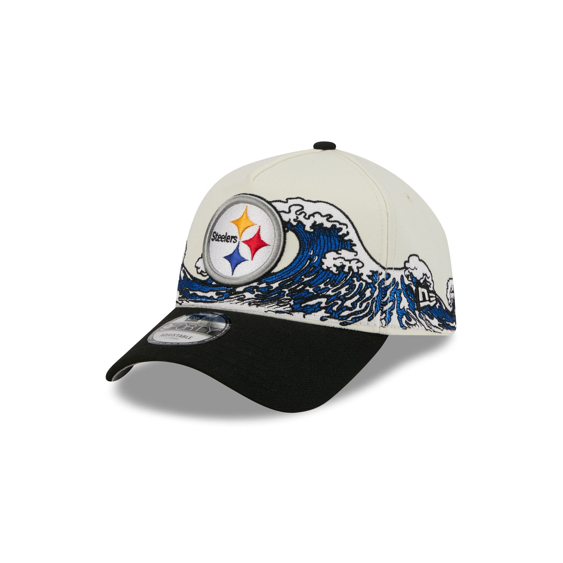 Pittsburgh Steelers Tidal Flow 9FORTY A-Frame Snapback Hat