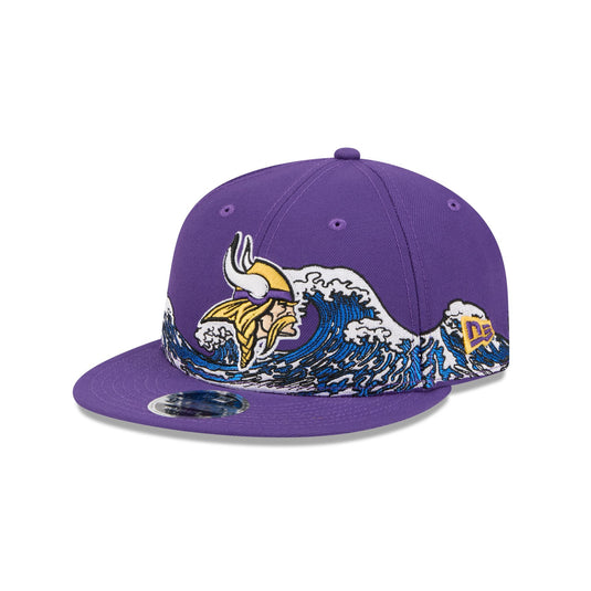 Minnesota Vikings Tidal Flow Retro Crown 9FIFTY Adjustable Hat - New Era Cap