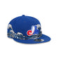 Montreal Expos Tidal Flow Retro Crown 9FIFTY Adjustable Hat