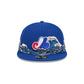 Montreal Expos Tidal Flow Retro Crown 9FIFTY Adjustable Hat