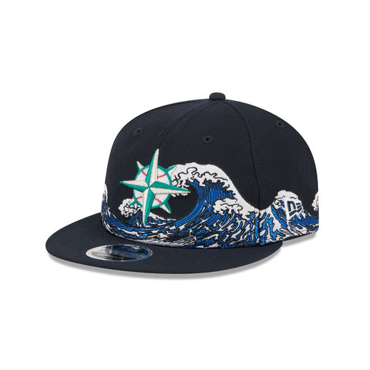 Seattle Mariners Tidal Flow Retro Crown 9FIFTY Adjustable Hat - New Era Cap