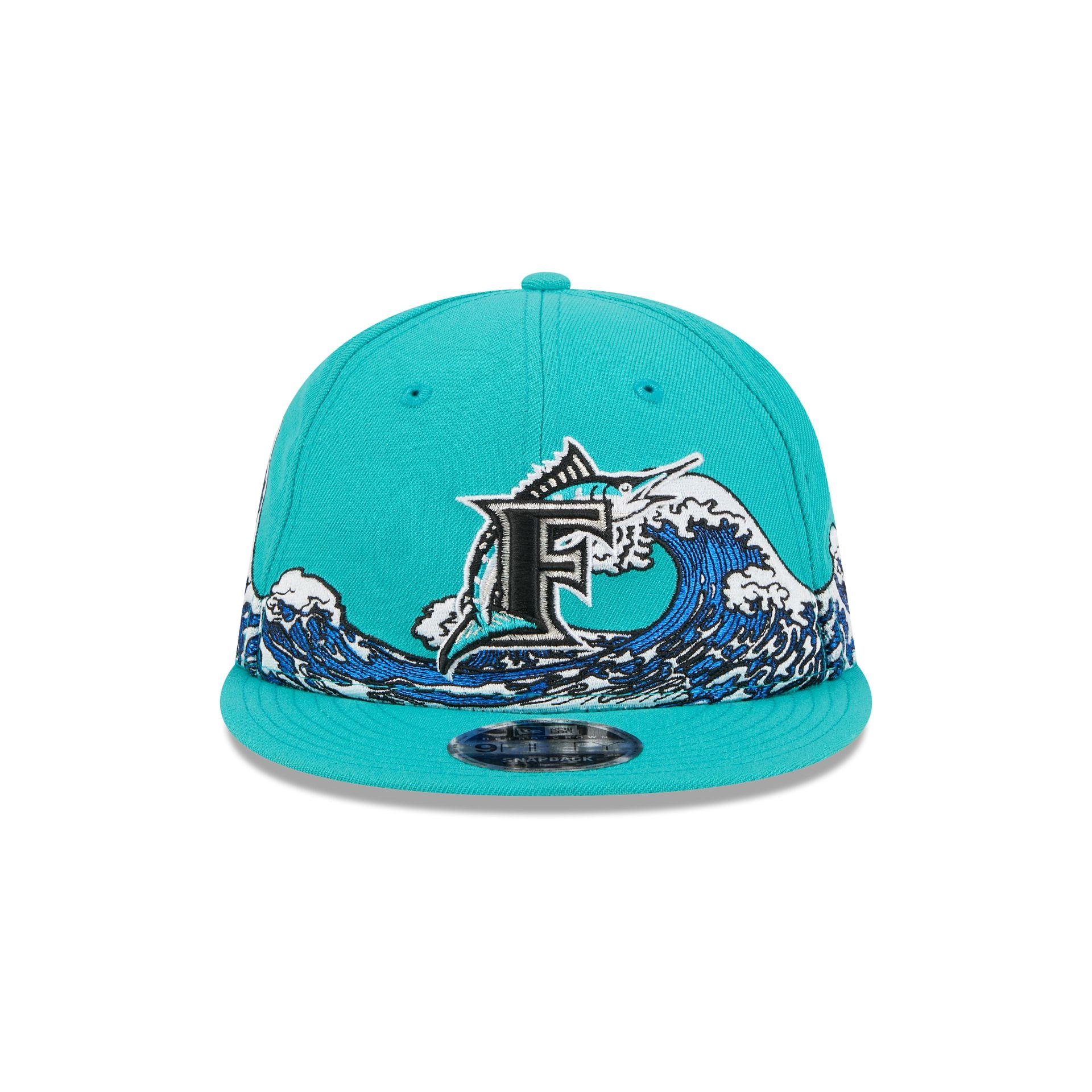 Miami Marlins Tidal Flow Retro Crown 9FIFTY Adjustable Hat