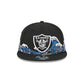 Las Vegas Raiders Tidal Flow Retro Crown 9FIFTY Adjustable Hat