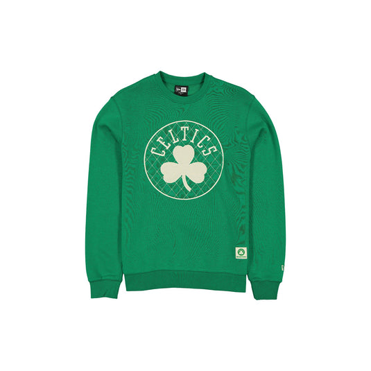 Boston Celtics Quilted Crewneck - New Era Cap