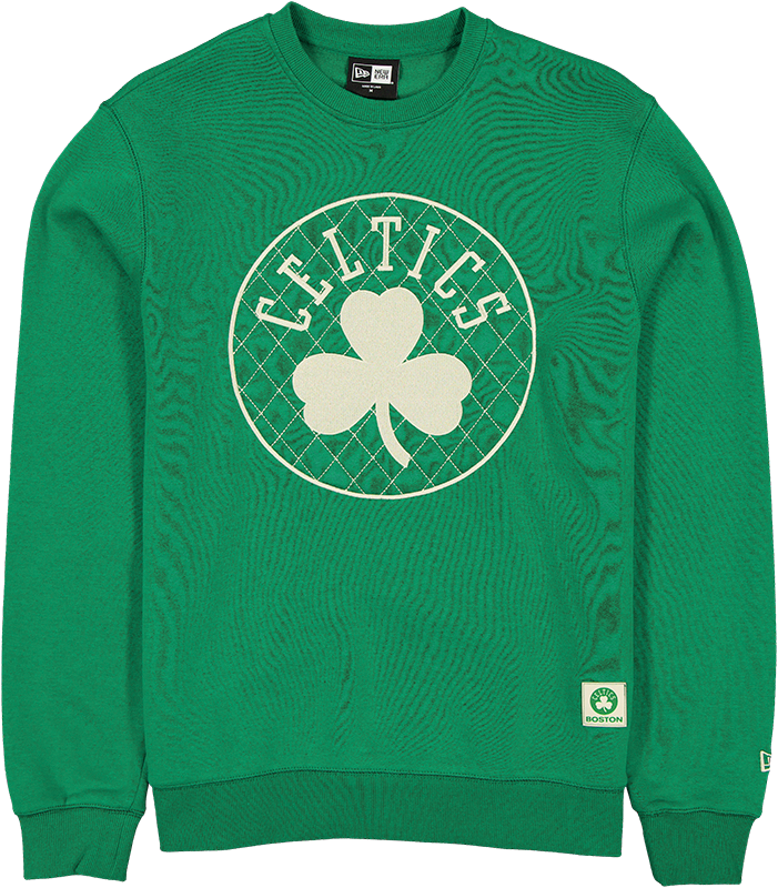 Boston Celtics Quilted Crewneck