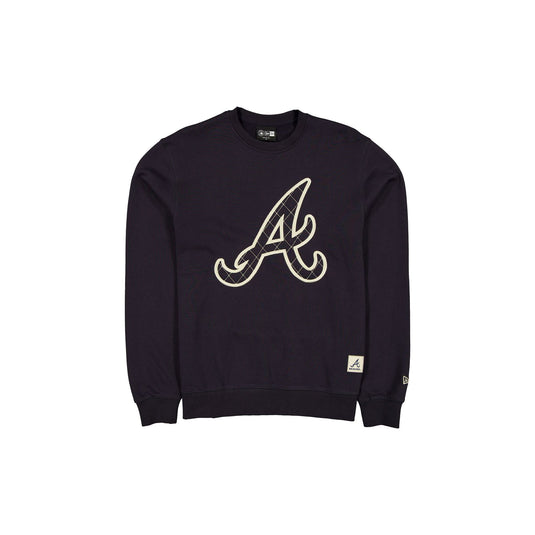 Atlanta Braves Quilted Crewneck - New Era Cap