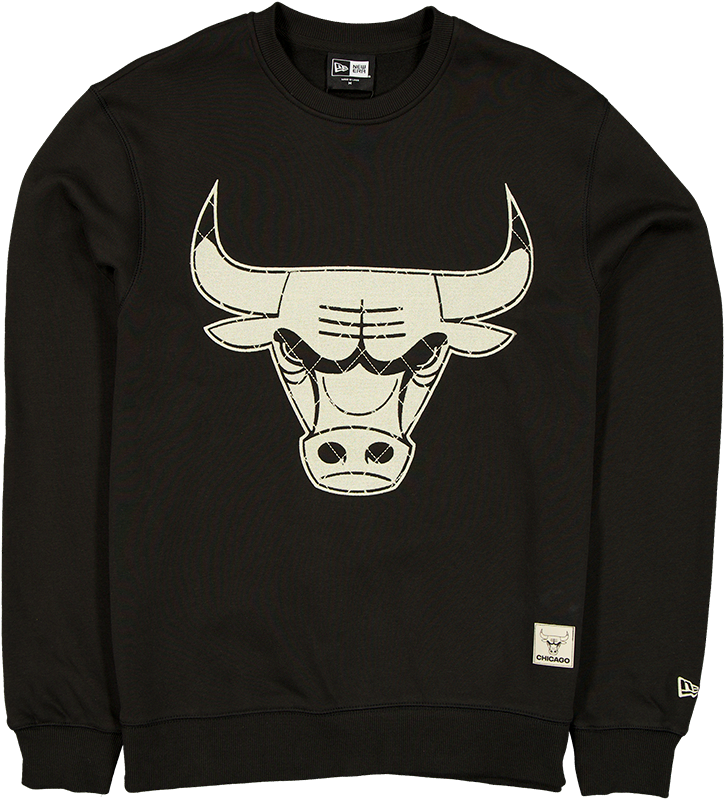 Chicago Bulls Quilted Crewneck