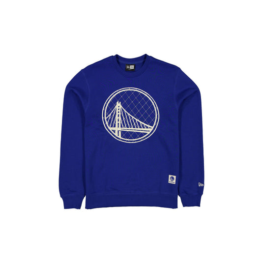 Golden State Warriors Quilted Crewneck - New Era Cap