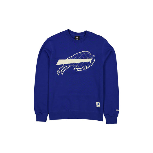 Buffalo Bills Quilted Crewneck - New Era Cap