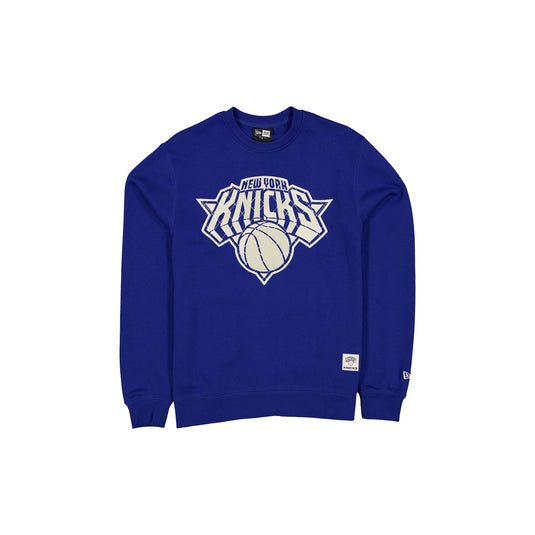 New York Knicks Quilted Crewneck - New Era Cap