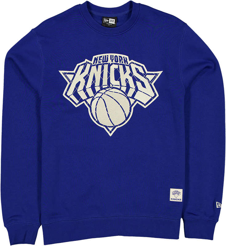New York Knicks Quilted Crewneck
