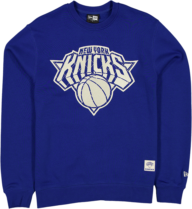 New York Knicks Quilted Crewneck