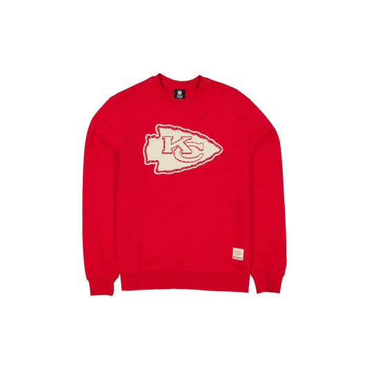 Kansas City Chiefs Quilted Crewneck - New Era Cap