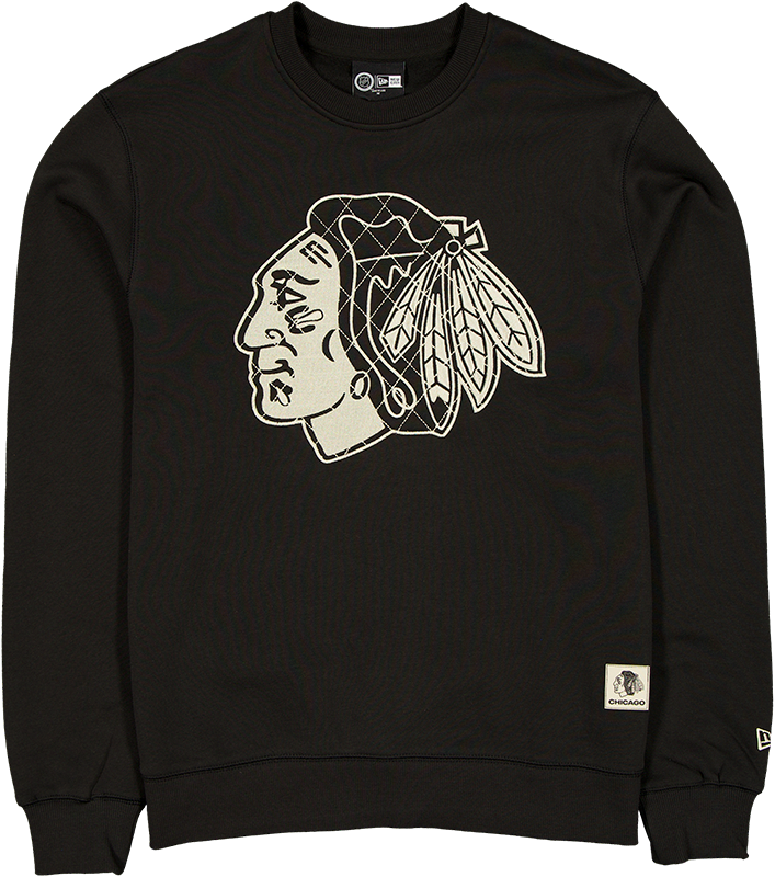 Chicago Blackhawks Quilted Crewneck