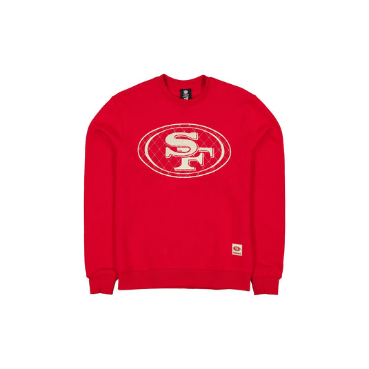 San Francisco 49ers Quilted Crewneck - New Era Cap