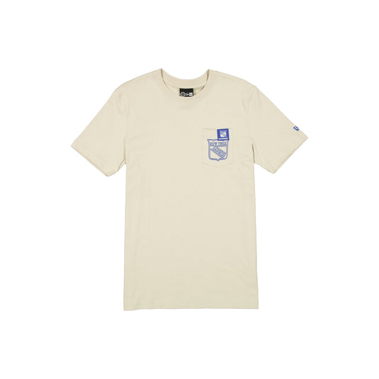 New York Rangers Quilted Stone Pocket T-Shirt - New Era Cap