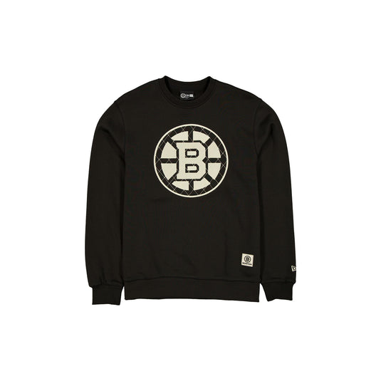 Boston Bruins Quilted Crewneck - New Era Cap