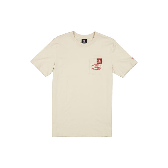 San Francisco 49ers Quilted Stone Pocket T-Shirt - New Era Cap