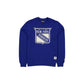 New York Rangers Quilted Crewneck