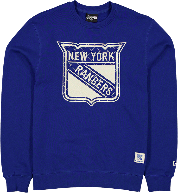 New York Rangers Quilted Crewneck