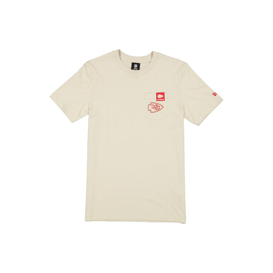 Kansas City Chiefs Quilted Stone Pocket T-Shirt - New Era Cap