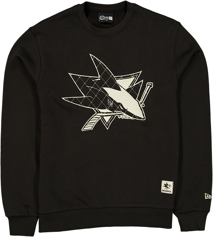 San Jose Sharks Quilted Crewneck