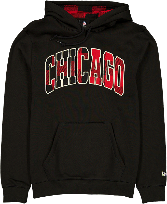 Chicago Bears Evergreen Check Hoodie