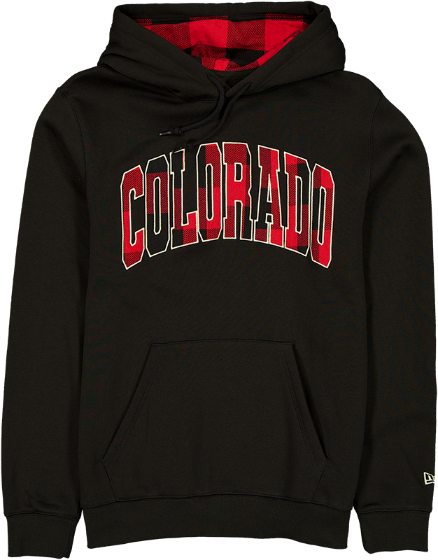 Colorado Avalanche Evergreen Check Hoodie