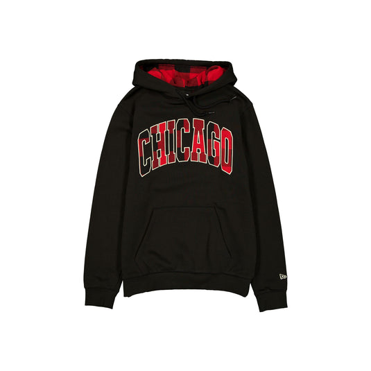 Chicago Blackhawks Evergreen Check Hoodie - New Era Cap