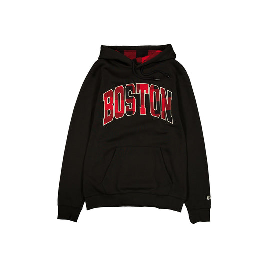 Boston Bruins Evergreen Check Hoodie - New Era Cap