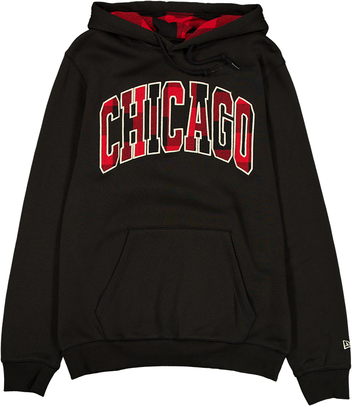 Chicago Bulls Evergreen Check Hoodie