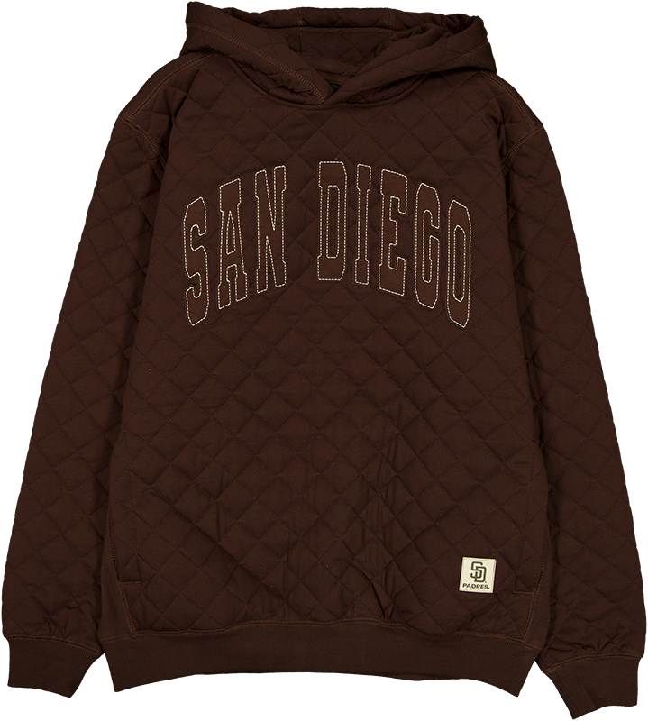 San Diego Padres Quilted Hoodie
