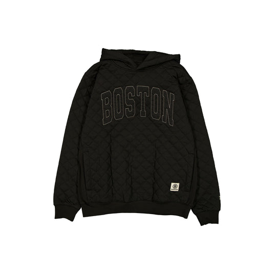 Boston Bruins Quilted Hoodie - New Era Cap