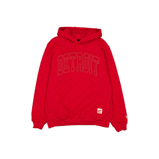 Detroit Red Wings Quilted Hoodie - New Era Cap