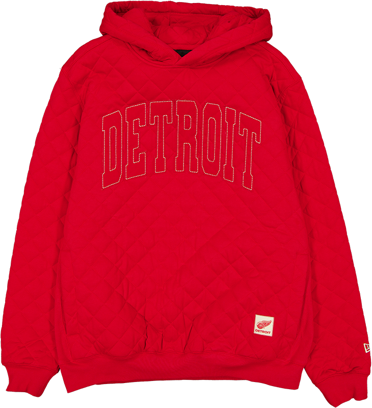 Detroit Red Wings Quilted Hoodie