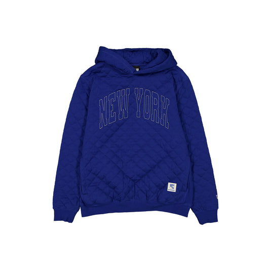 New York Rangers Quilted Hoodie - New Era Cap