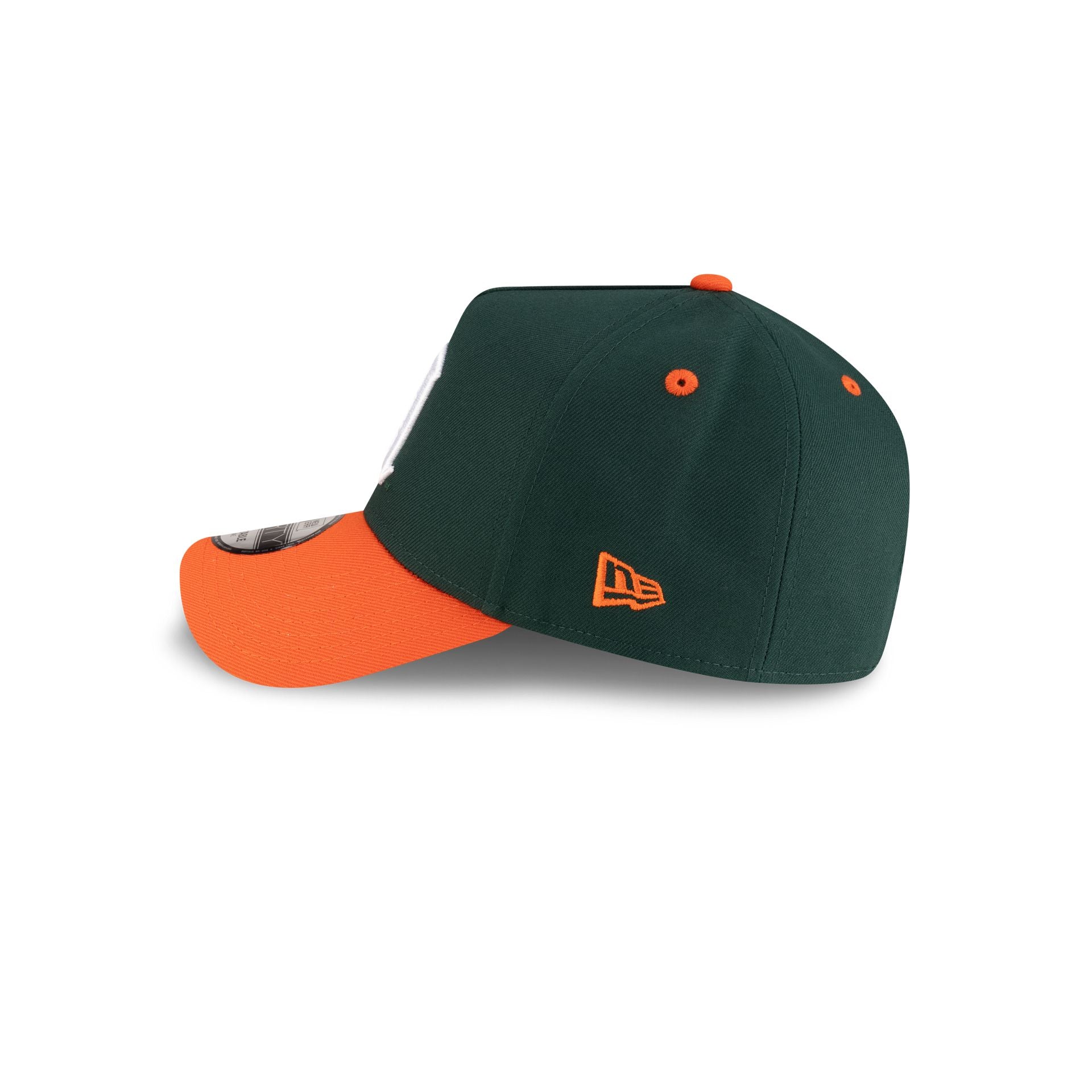 New Era x adidas Miami Hurricanes Green 9FORTY A-Frame Snapback