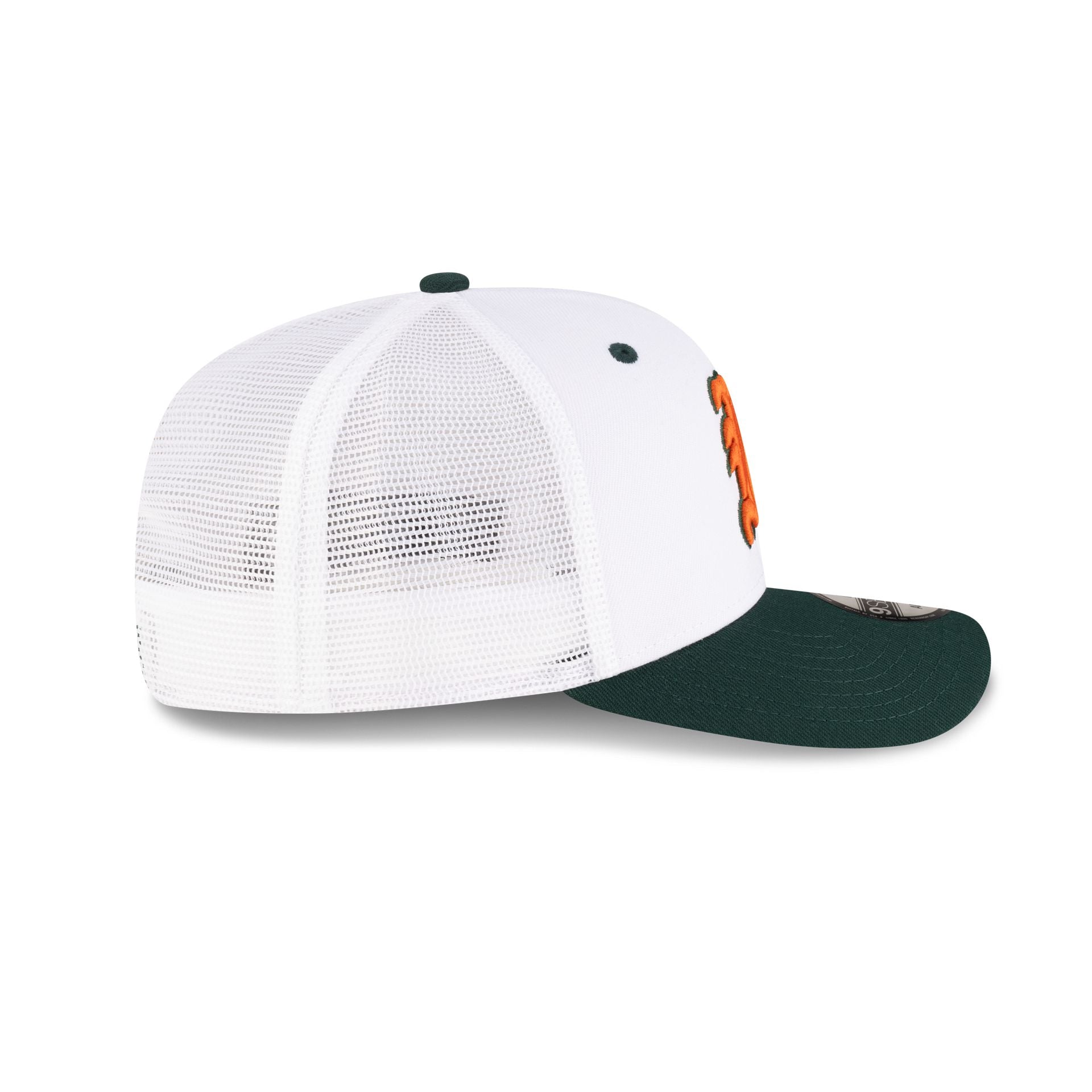 New Era x adidas Miami Hurricanes White 9SEVENTY Trucker Hat – New