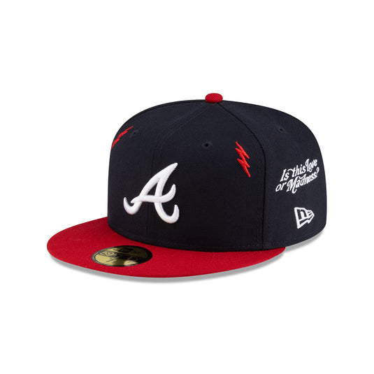 Diet Starts Monday x Atlanta Braves Lightening Bolts 59FIFTY Fitted Hat - New Era Cap