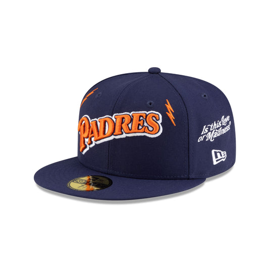 Diet Starts Monday x San Diego Padres Lightening Bolts 59FIFTY Fitted Hat - New Era Cap