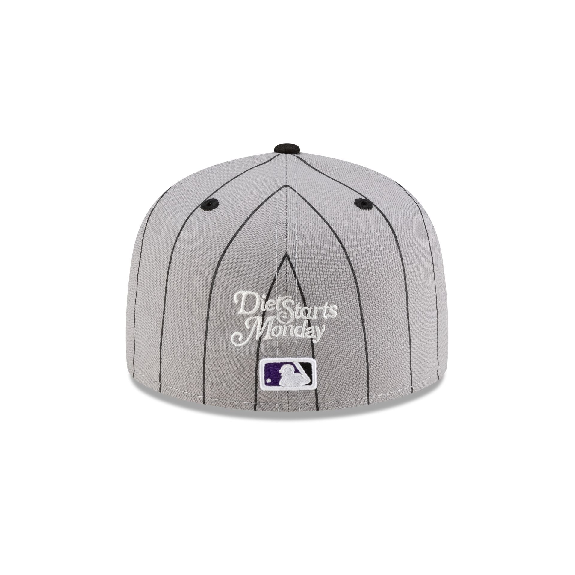 Diet Starts Monday x Colorado Rockies Pinstripe 59FIFTY Fitted Hat
