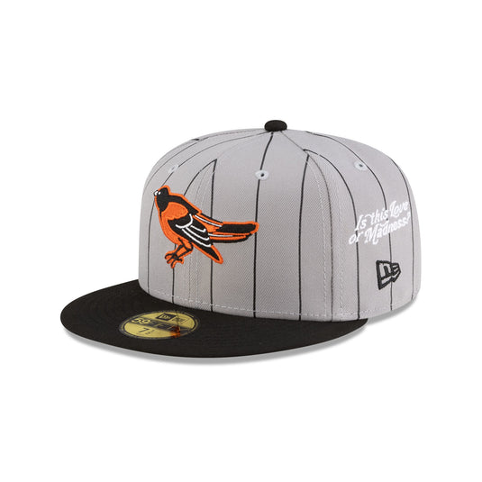 Diet Starts Monday x Baltimore Orioles Pinstripe 59FIFTY Fitted Hat - New Era Cap