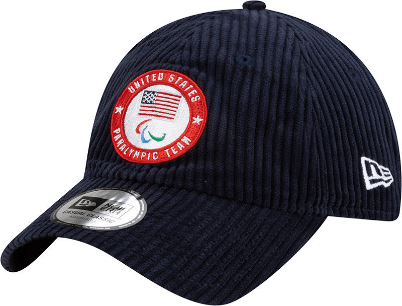 Team USA Winter Paralympics Corduroy Casual Classic Adjustable Hat