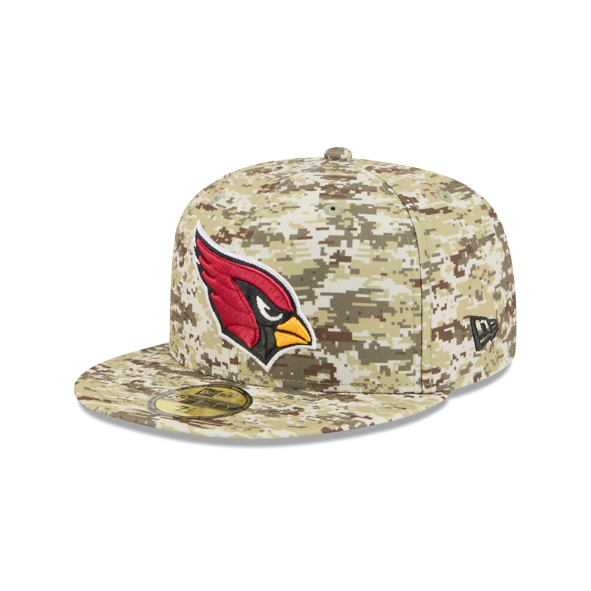 Arizona Cardinals 2025 Salute to Service Fan Gear 59FIFTY Fitted Hat