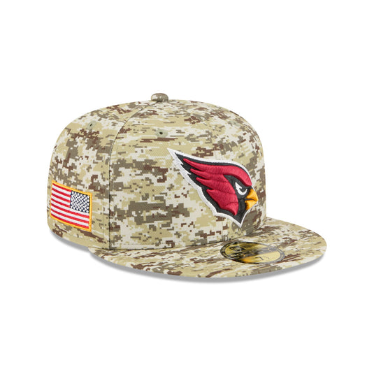 Arizona Cardinals 2025 Salute to Service Fan Gear 59FIFTY Fitted Hat - New Era Cap