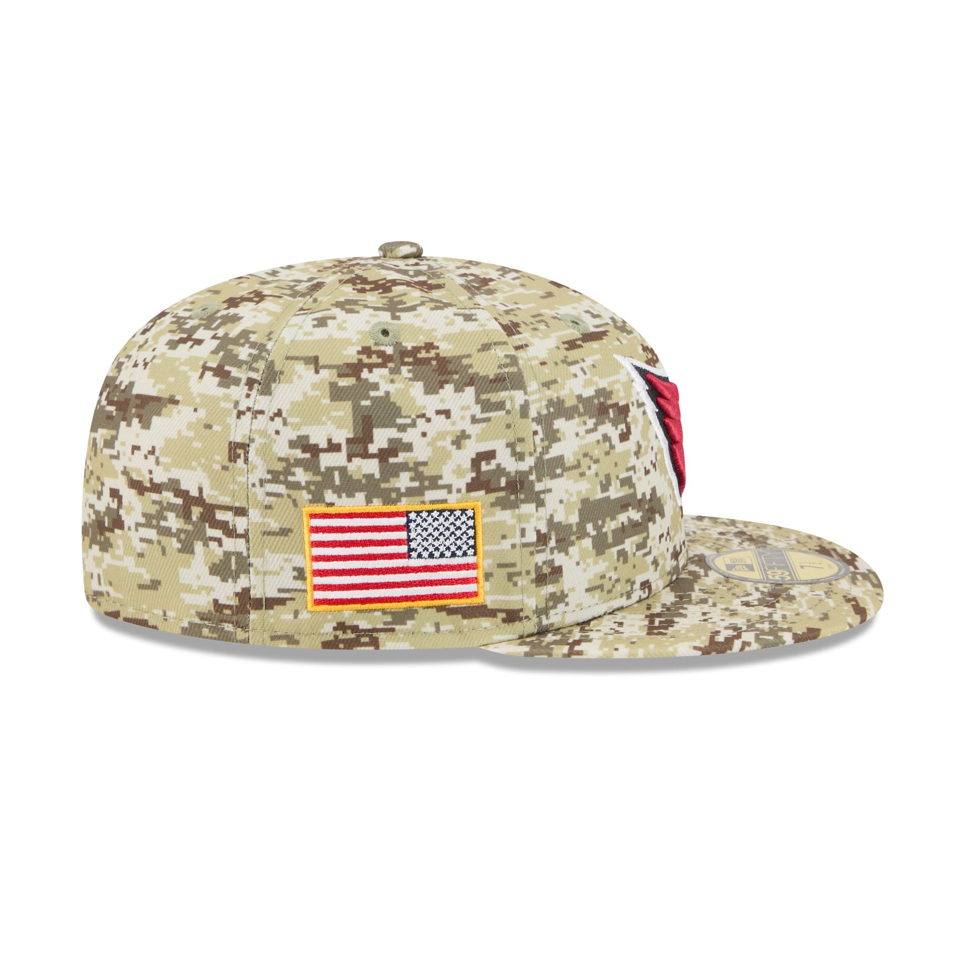 Arizona Cardinals 2025 Salute to Service Fan Gear 59FIFTY Fitted Hat