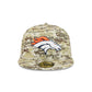 Denver Broncos 2025 Salute to Service Fan Gear 59FIFTY Fitted Hat