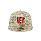 Cincinnati Bengals 2025 Salute to Service Fan Gear 59FIFTY Fitted Hat