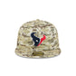 Houston Texans 2025 Salute to Service Fan Gear 59FIFTY Fitted Hat