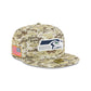 Seattle Seahawks 2025 Salute to Service Fan Gear 59FIFTY Fitted Hat